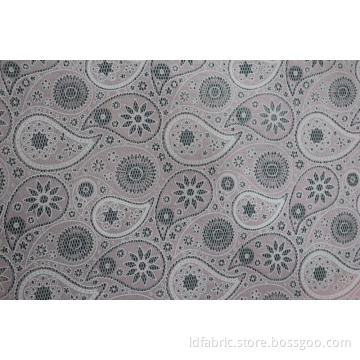 Cotton Polyester Burn Out Bonding Lace Fabric